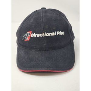 Directional Plus Baseball Cap Black With Canadian/US Flags Adjustable‎